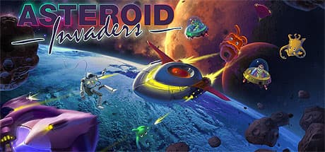 Asteroid Invaders: Frantic 80s-Style Space Shooter