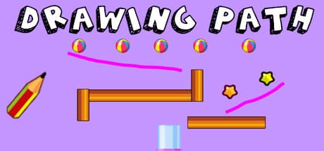 Drawing Path:重力パズルを解く、ひらめきと描画の旅