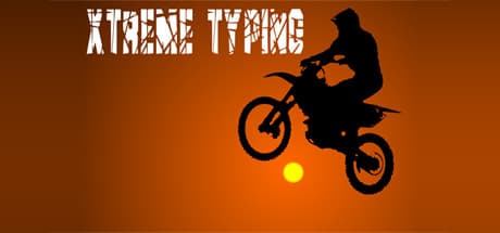 Xtreme Typing:砂漠のバイクスタントとタイピングスピードチャレンジ