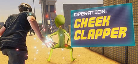 Operation: Cheek Clapper – エイリアンの基地を襲撃し、宇宙人の頬を叩く無料アクションゲーム！