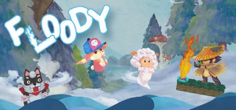 Floody: Build and Survive in a Looping Party Platformer