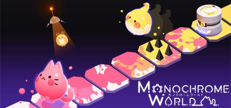Monochrome World: A Raindrop's Colorful Puzzle Adventure