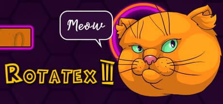 Rotatex 3: 回転する猫と物理パズルを解こう
