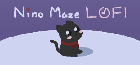 Nino Maze LOFI: ミニマルな迷路で猫を導く