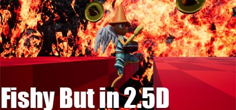 Fishy But In 2.5D: カラフルな2.5Dサイドスクロールアドベンチャー
