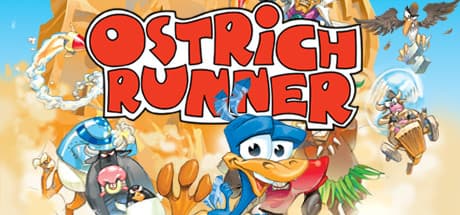 Ostrich Runner: Race with Crazy Birds in a Cartoon Universe