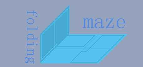 folding maze: 紙の迷路を折りたたんで進むパズル