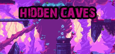 Hidden Caves:美しい洞窟を探索するピクセルパズルプラットフォーマー