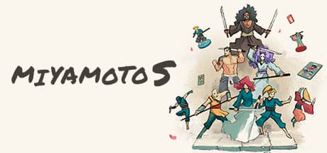 MIYAMOTO S:ミニチュアボード上の戦術的忍者デッキビルダー
