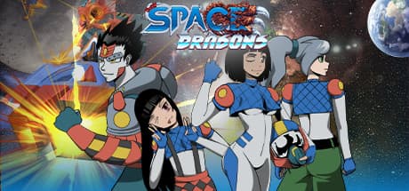 Space Dragons: Blast Aliens from the Moon!