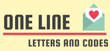 One Line: Letters and Codes — パズルでラブレターを解読しよう