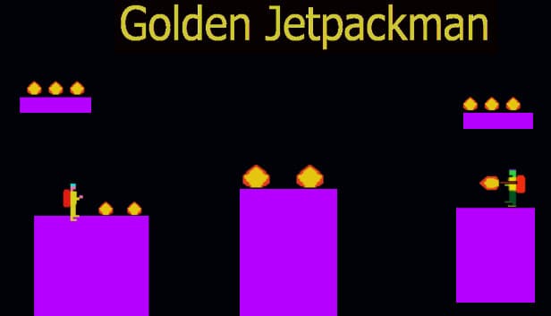 Golden Jetpackman: Retro 2D Action Platformer Adventure
