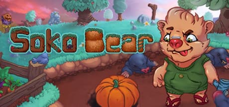 Sokobear: Spring - Push Pumpkins, Dodge Moles in Cute Sokoban Puzzler