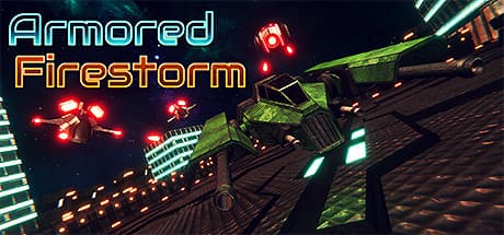 Armored Firestorm: Top-Down Hovertank Shooter