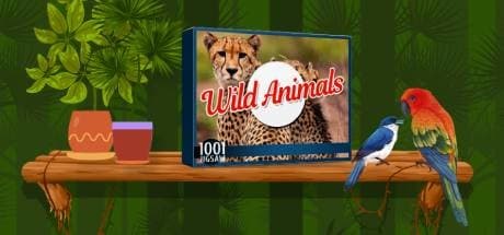 1001 Jigsaw. Wild Animals: Realistic Puzzles in Nature