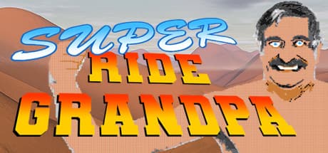 Super Ride Grandpa: Hilarious 2D Combat Racing Mayhem