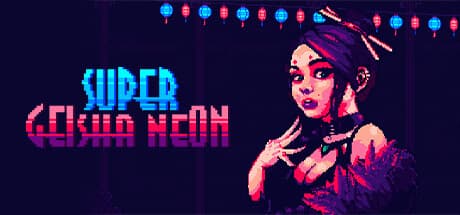 Super Geisha Neon: Retro Arcade Platformer with Neon Puzzles