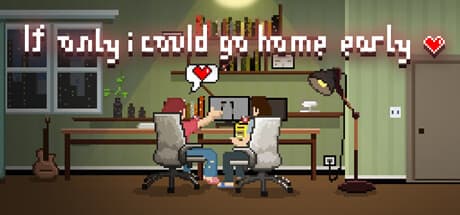 If only I could go home early:ピクセルアートのパズルラブストーリー
