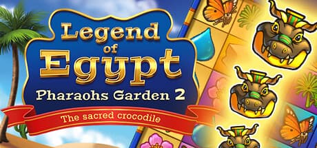 Legend of Egypt - Pharaohs Garden 2: 聖なるワニの呪いを解くマッチ3アドベンチャー