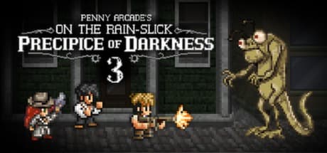 Penny Arcade's On the Rain-Slick Precipice of Darkness 3:奇妙な事件を追うコメディRPG