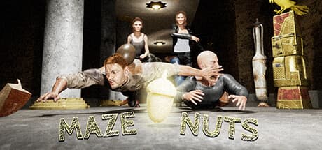 Maze Nuts: Chase the Golden Nut in a Shifting Labyrinth