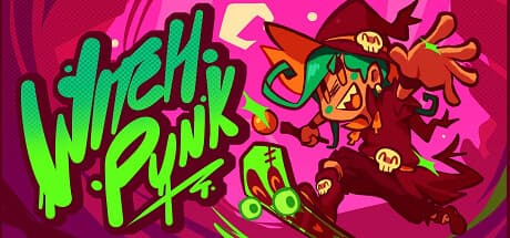 Witchpunk：スケボーでロボを殴り倒し、ハロウィンを守る無料対戦アクション！