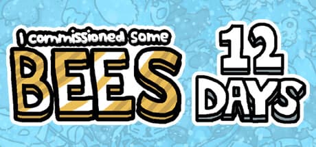 I commissioned some bees 12 Days: Find Hidden Bees in Snowy Artworks