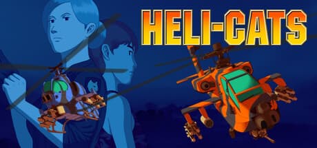 Heli-Cats: Retro Arcade Helicopter Action