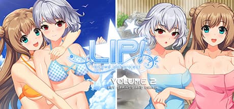 LIP! Lewd Idol Project Vol. 2: 温泉とビーチのエピソード - 百合ビジュアルノベル