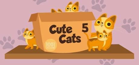 1001 Jigsaw: Cute Cats 5 - Adorable Puzzles for Cat Lovers