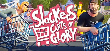 Slackers - Carts of Glory: 買い物カートで坂道を駆け下りるクレイジーなレースゲーム