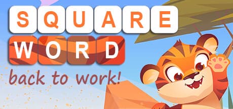 Square Word: Back to Work🐯 — New Puzzles with Mali the Tiger!