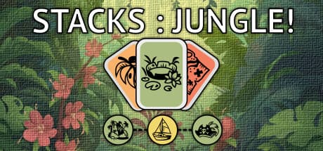 Stacks:Jungle!: ジャングルの奥深くへ!カードで冒険するクラフトゲーム