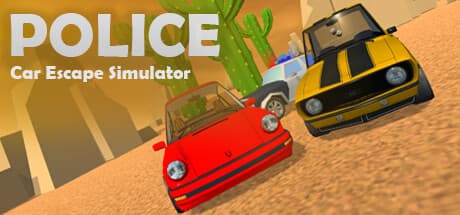 Police Car Escape Simulator: Desert Chase & Combat Racing