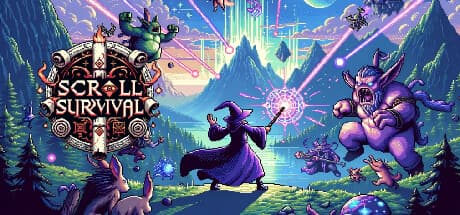 Scroll Survival:無限の魔法ビルドを解き放つローグライクアクション