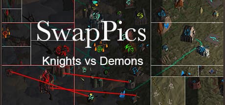 SwapPics: Knights vs Demons - Rebuild Your Kingdom and Battle Foes