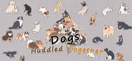 Dogs Huddled Together: A Relaxing Hand-Drawn Puzzle Adventure