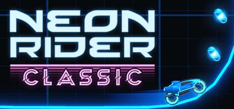 Neon Rider Classic: Retro Cyberpunk Bike Action