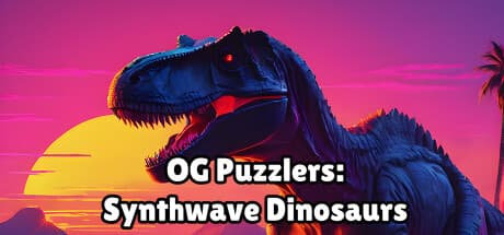 OG Puzzlers: Synthwave Dinosaurs Retro Puzzle Adventure
