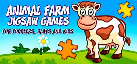 Animal Farm Jigsaw Games: Cute Puzzles for Kids