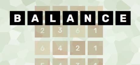 Balance: The Minimalist Number Puzzle Challenge
