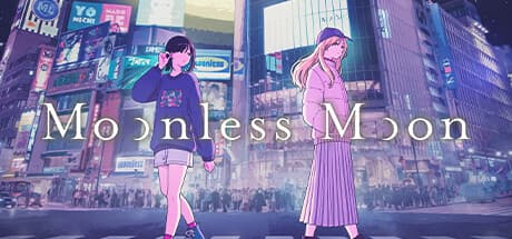 Moonless Moon: 夜に迷い込む少女の異世界テキストアドベンチャー