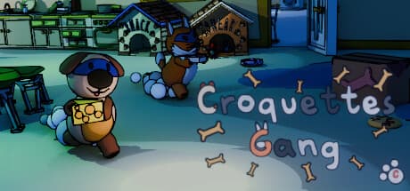 Croquettes Gang: Steal Kibble, Avoid the Sleepwalker!