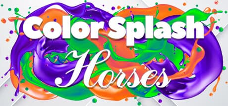 Color Splash: Horses - Relaxing Puzzle Art Game