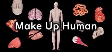 Make Up Human:パーツを組み合わせて人間を作る3Dパズルゲーム