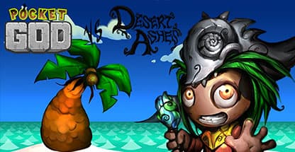 Pocket God vs Desert Ashes:ピグミー対ランディアン!