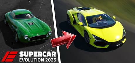 Supercar Evolution 2025: Race Through History