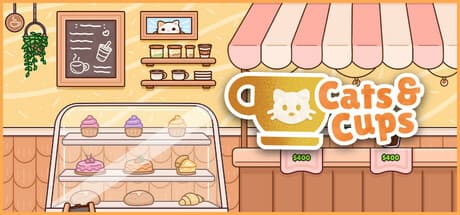 Cats & Cups: Cozy Cat Cafe Sim with Mini-Games