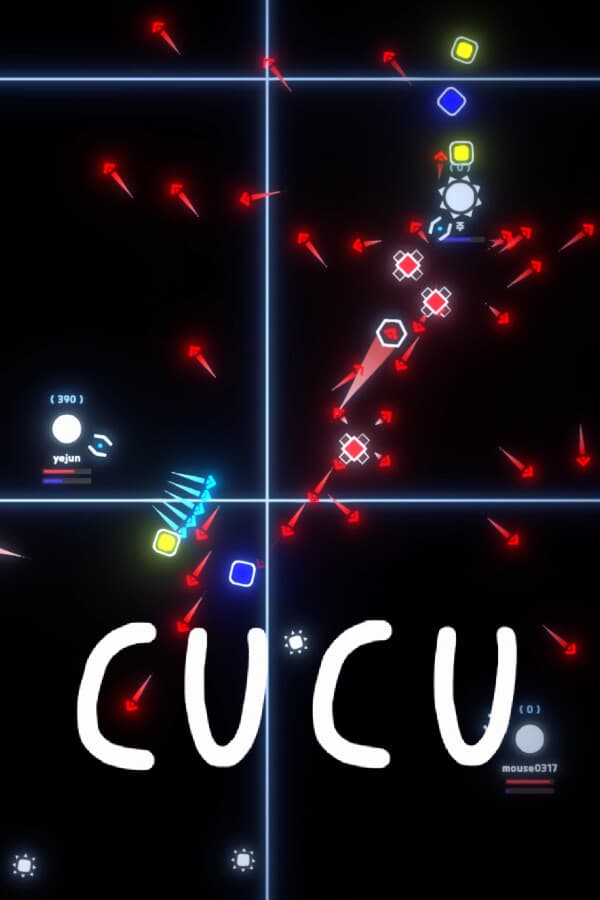 Cucu:弾幕とスキルが交錯する2Dアリーナシューター