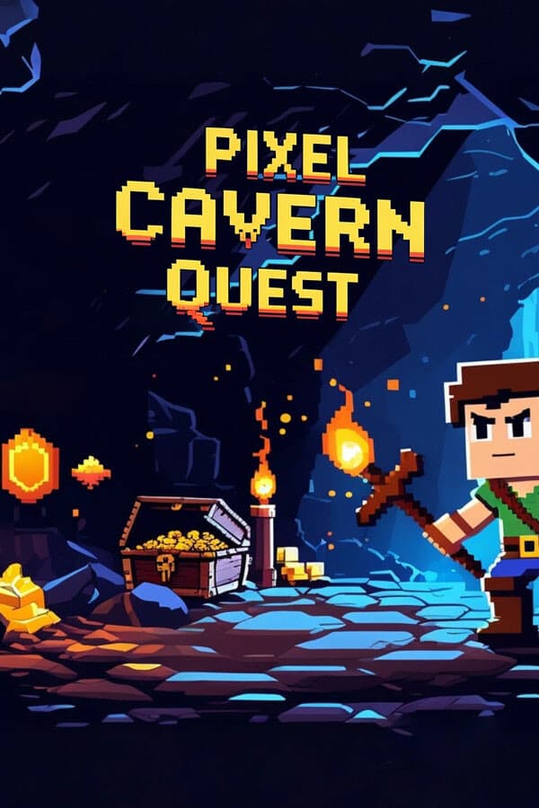 Pixel Cavern Quest: Retro 2D Platformer Adventure